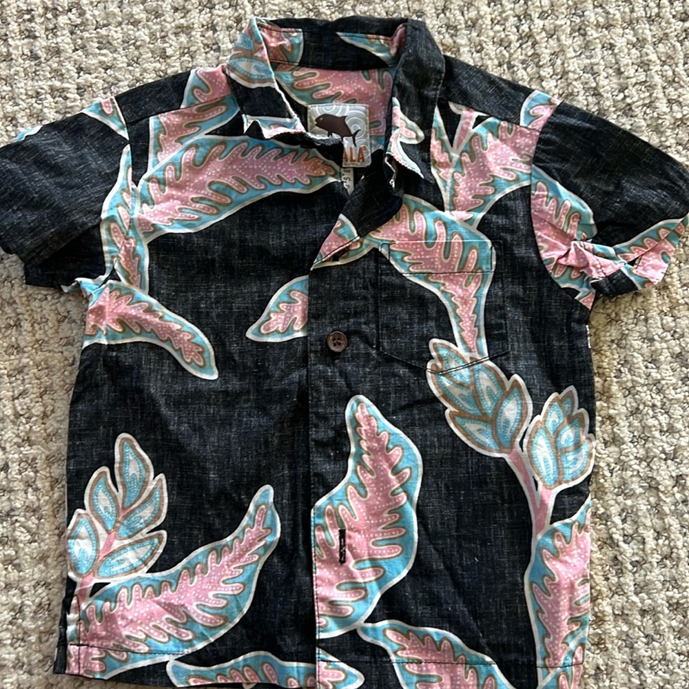 Boys KAHALA aloha shirt, size xxxs (0-1)